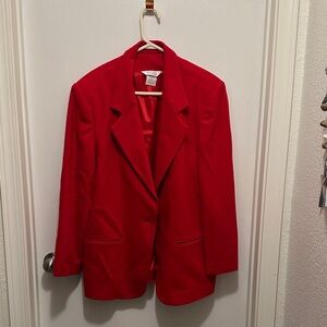 Sellecca Brand Red Women's Blazer